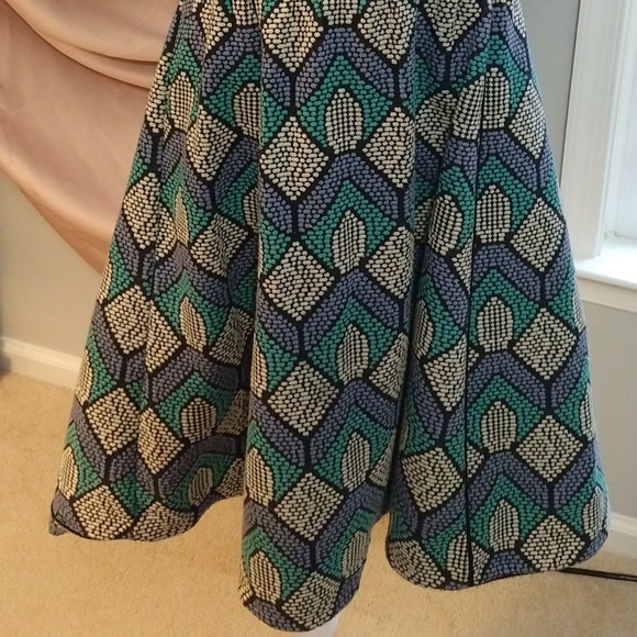 🆕Anthropologie🌷Jacquard A-Line Dress - Picture 7 of 12